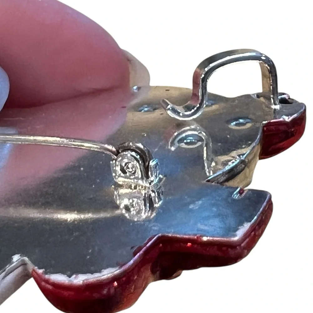 Christmas Snowman‎ Enamel BEST Vintage Brooch Pin Pendant Combo Colorful Festive